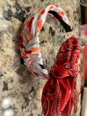 Multi-Pattern Knot Headband Set - Colorful Floral & Striped Designs